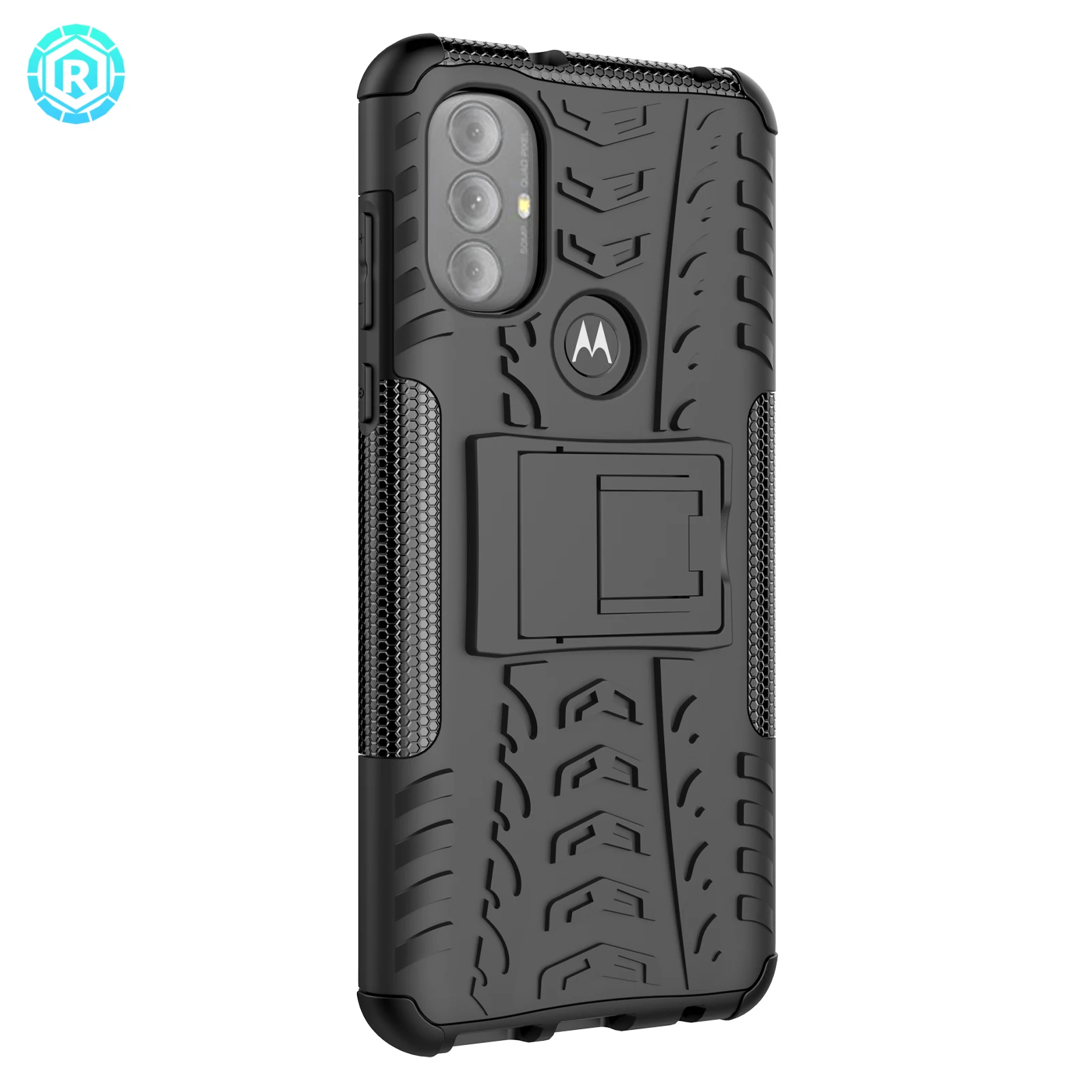 2022 Newest Model TPU PC Hybrid Anti Gravity Full Protect Phone Case With Foldable Kickstand For MOTO G POWER 2022
