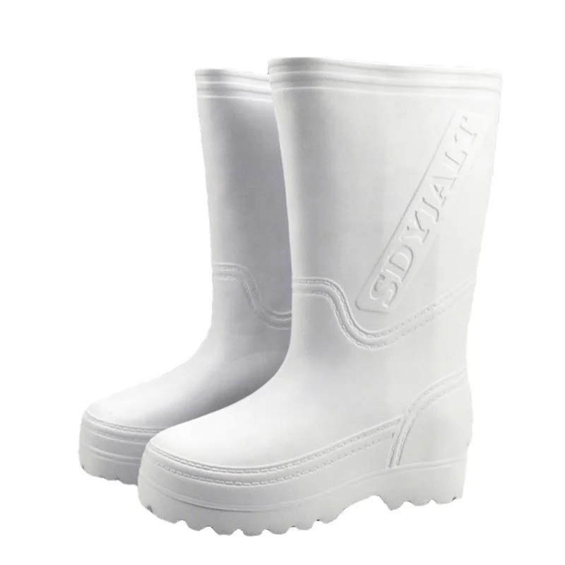 Rain Boots Work Boots Unisex Midi Rain Shoes 5 Pairs Winter Boot Cover Non-slip Plastic Toe Safety Eva 2023 Wholesale Waterproof