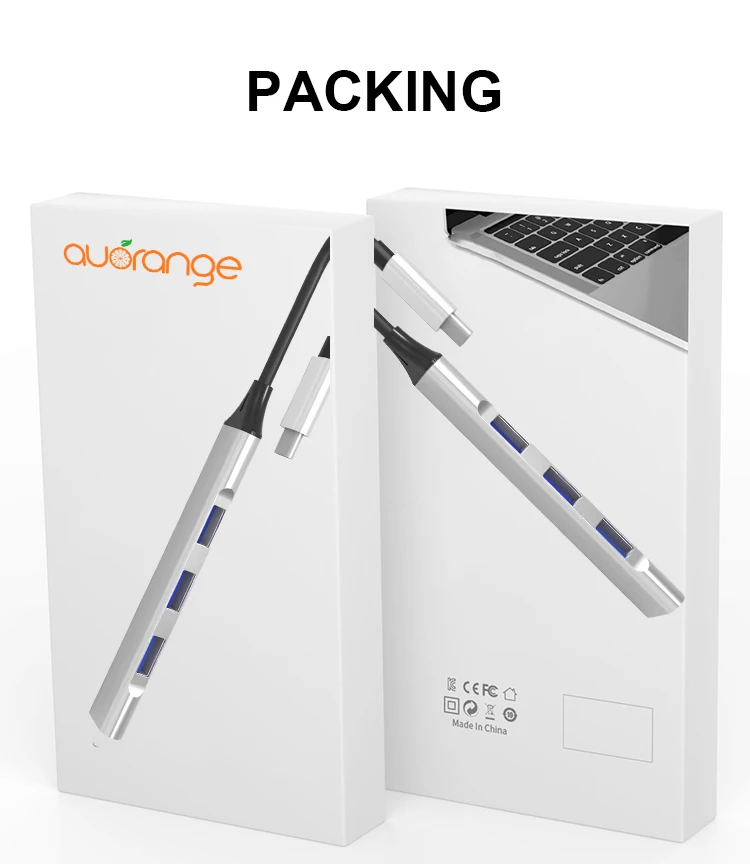 Fast Charging 6 In 1 Hub USB 3.0 Fast Reading High Speed Drive Free Multifunction USB Port Hub 4 In 1 Multiport Docking Station