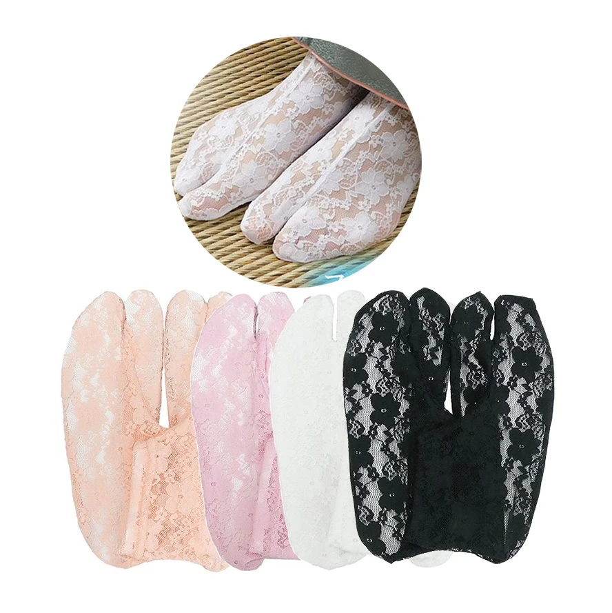 Japanese Suitable Hosiery Fitstretchy Polyester Material Tabis Socks