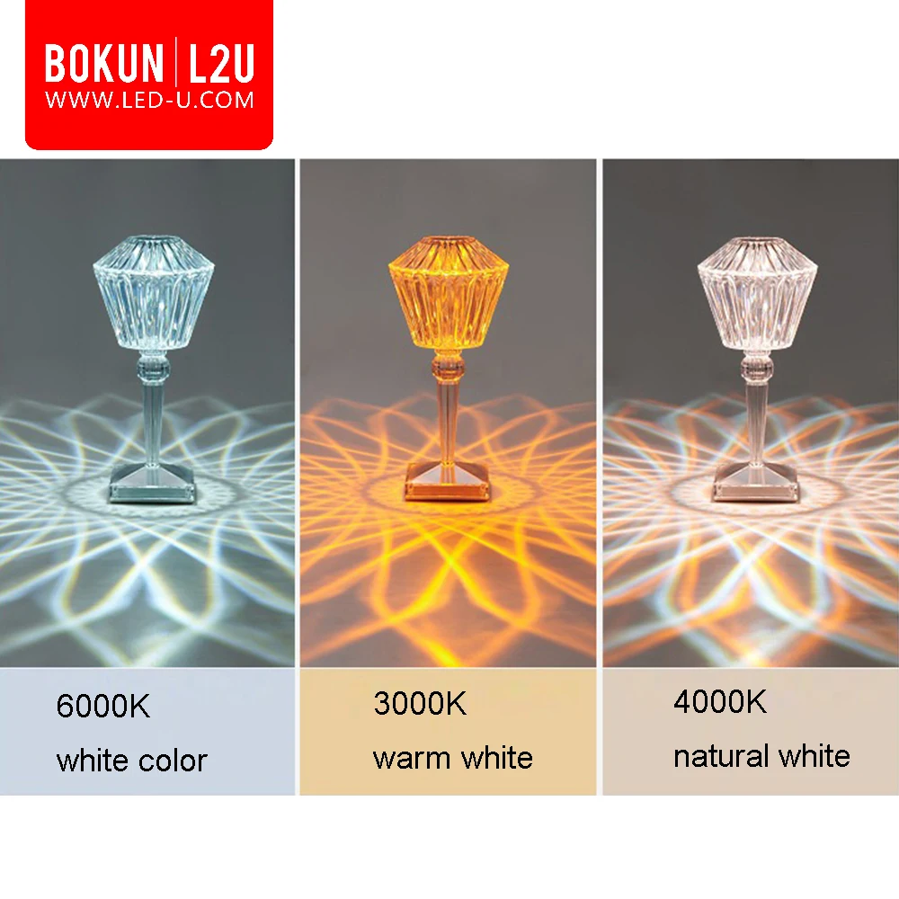 BOKUN Decoration Pool Charging Touch Wireless Cordless Table Night Lamp Flower RGB Light Up Bar LED Table Light with Remote