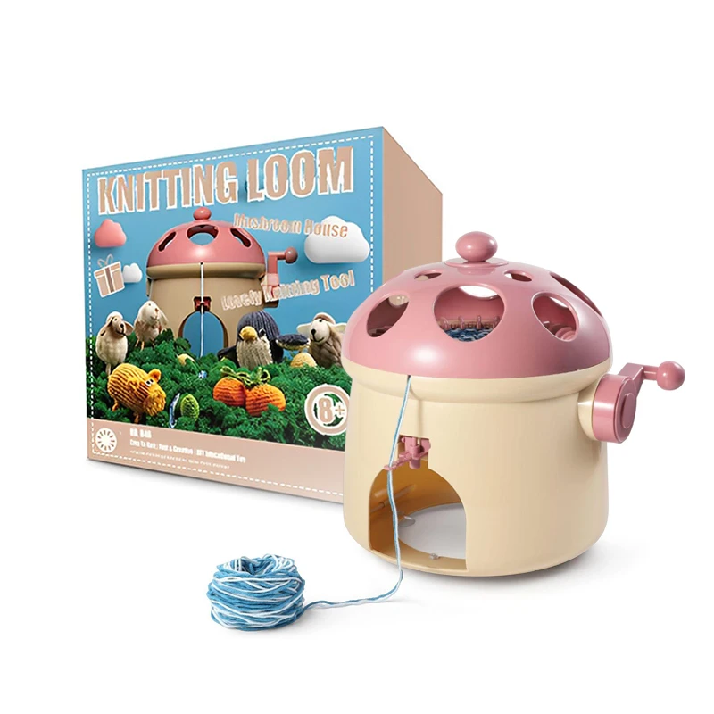 New Hand Circular Knitting Machine 32 Needles Diy Wool Knitting Machine Colorful Rapier Loom Weaving Machine Knitting Toy