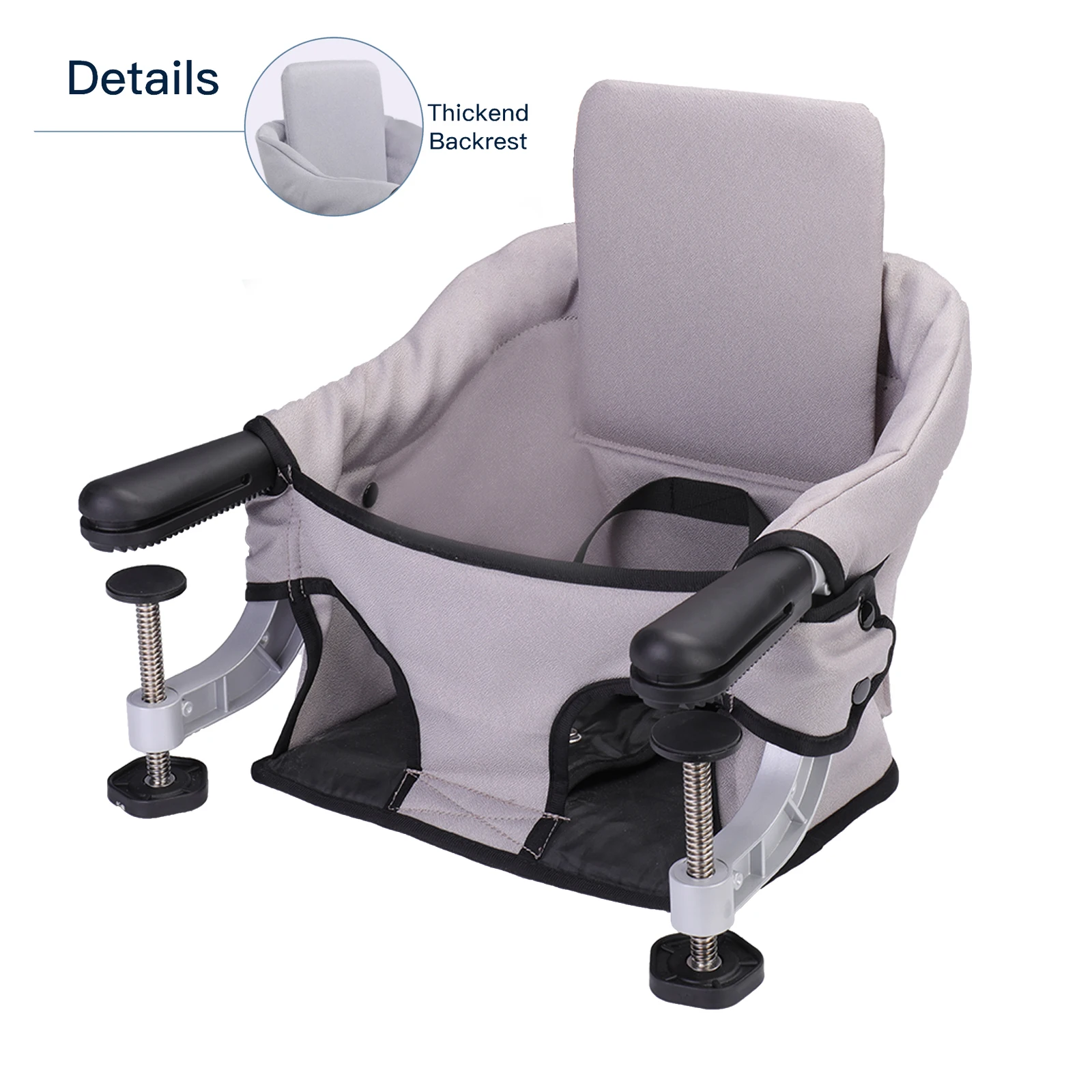 Clip Table High Fold Baby Booster Seat For Portable Safe Fast Table Hook On Chair