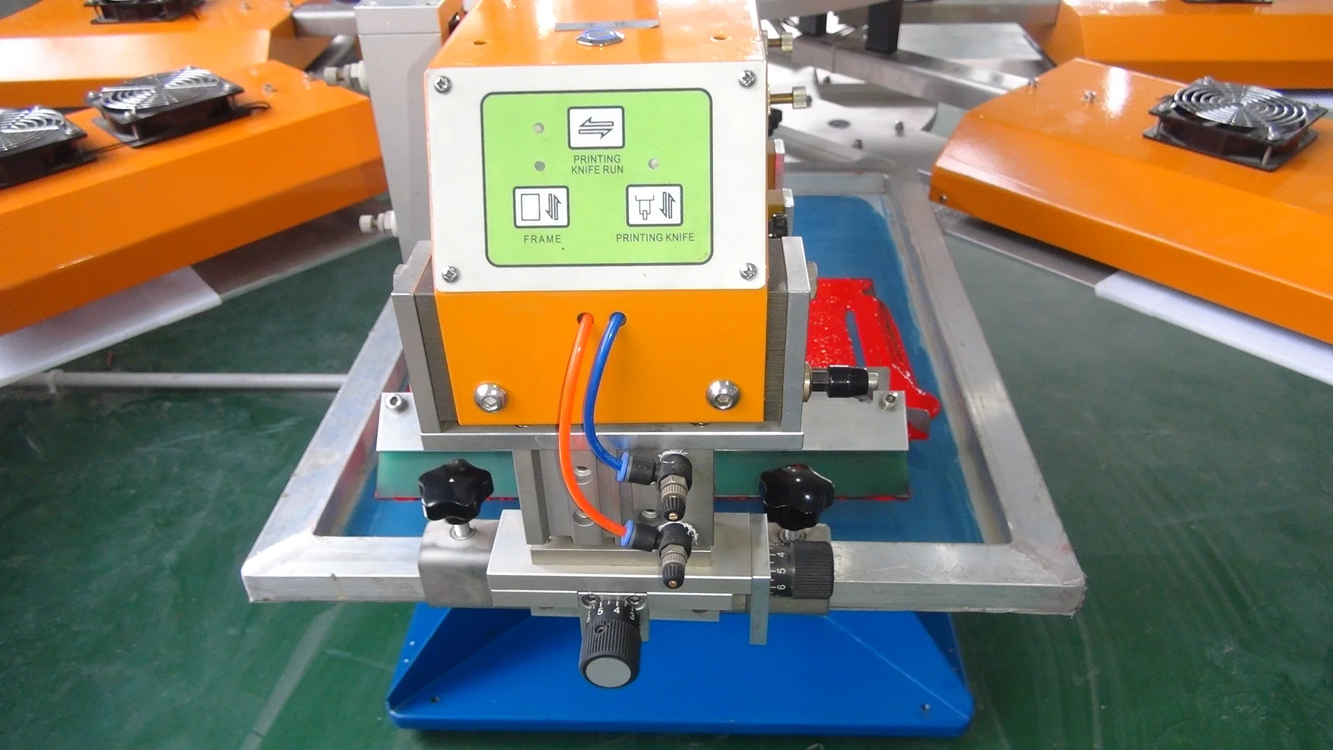 2  color and 4 colors  automatic Big Production Ability automatic multi color screen printer machine price