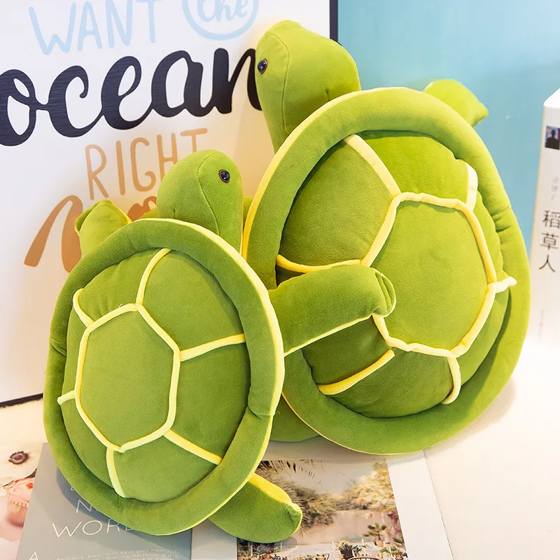 Lovely Turtle Plush Pillow For Gifts Stuffed Animal Sea Turtle Doll Soft Turtle Plush Toys