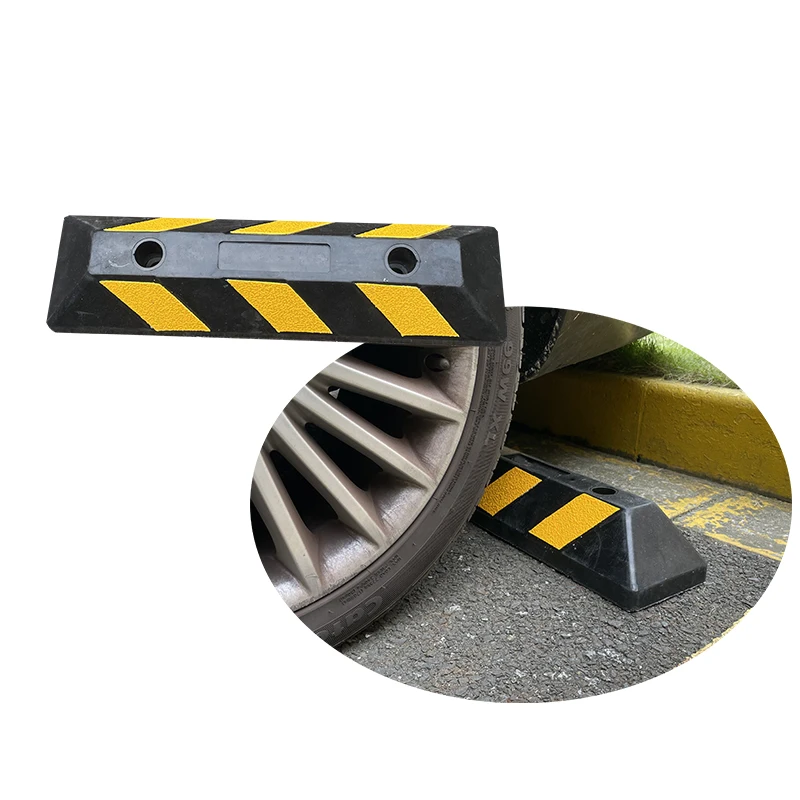 56cm rubber wheel stopper for car parking