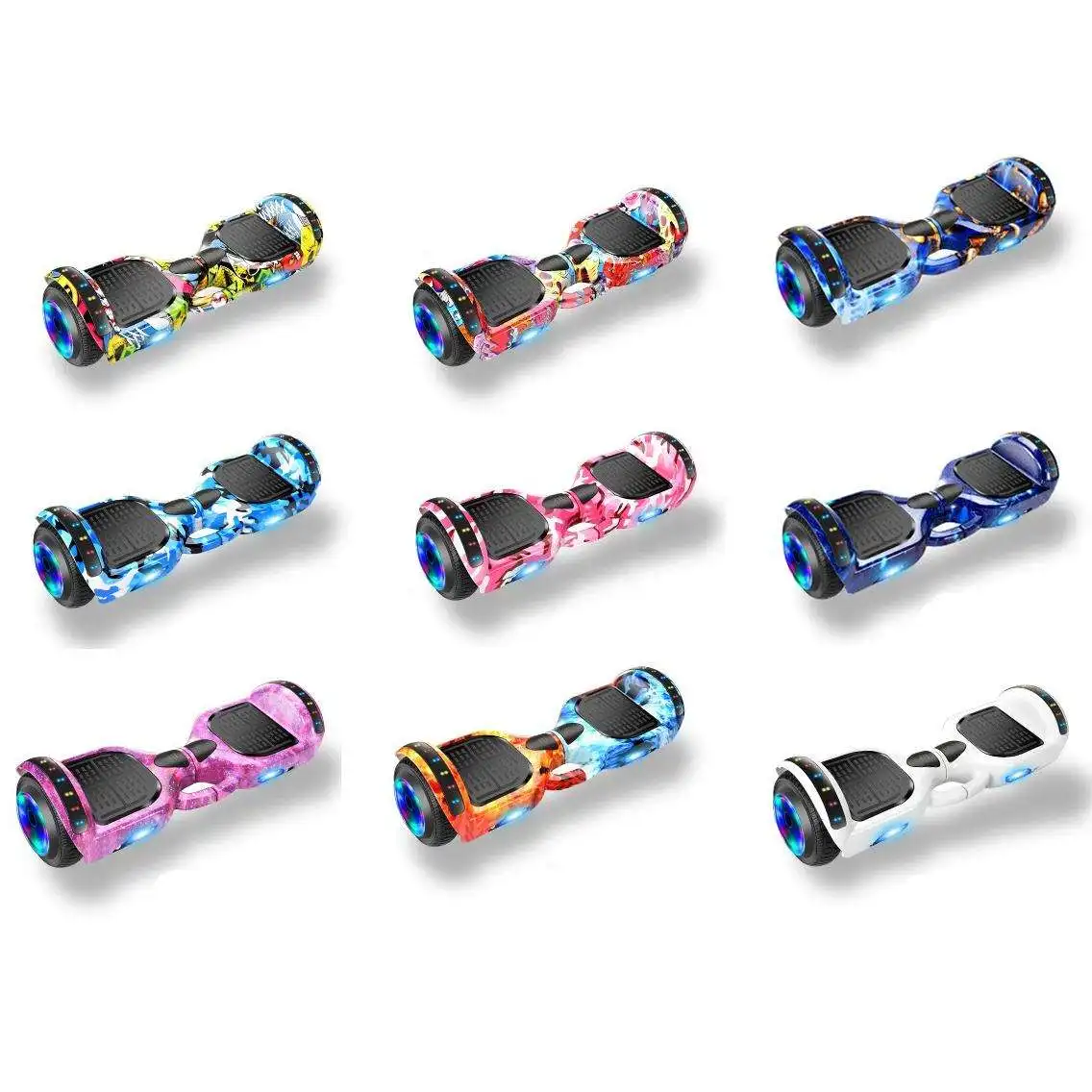 Goodseller US Stock  2 wheel 350w app control hoverboard  Electric 350w 10 inch motor Electric Hoverboard For Children