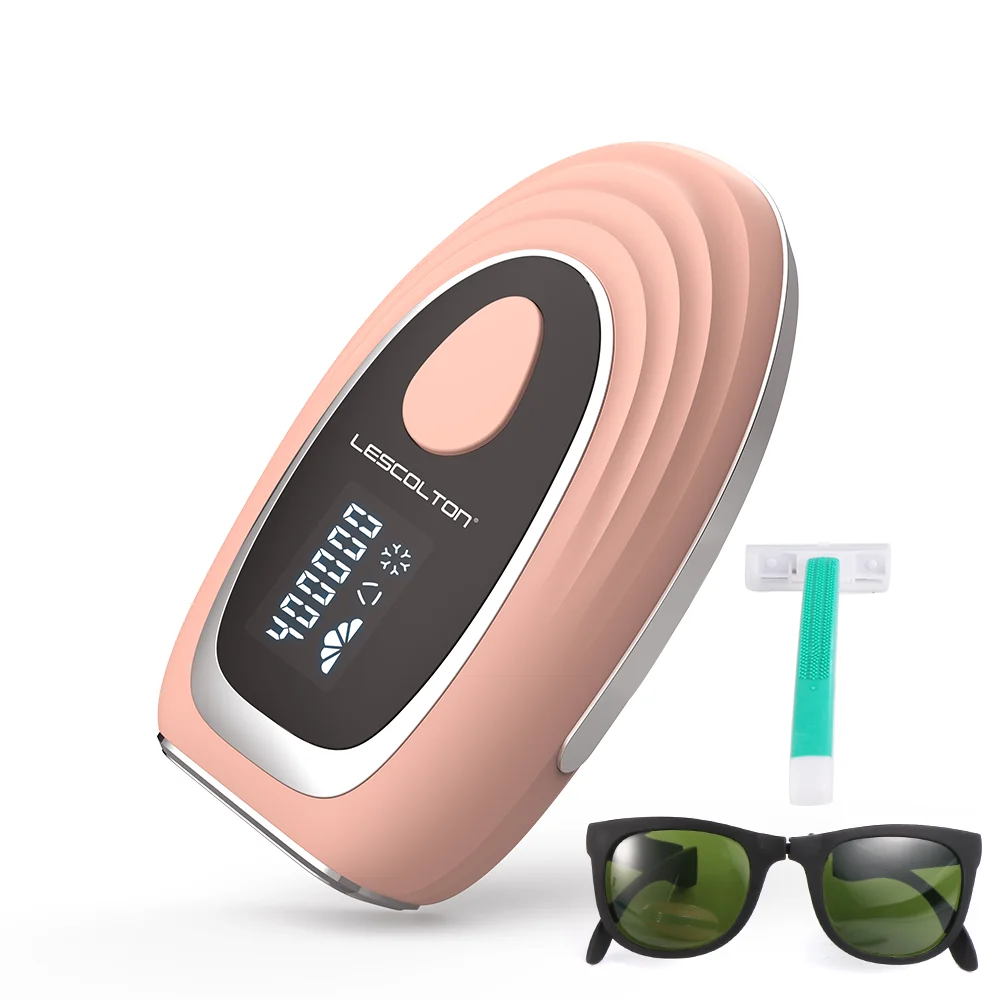Lescolton wholesale price ipl laser hair removal 2023 body face bikini hair removal appliances home use laser ipl hair removal
