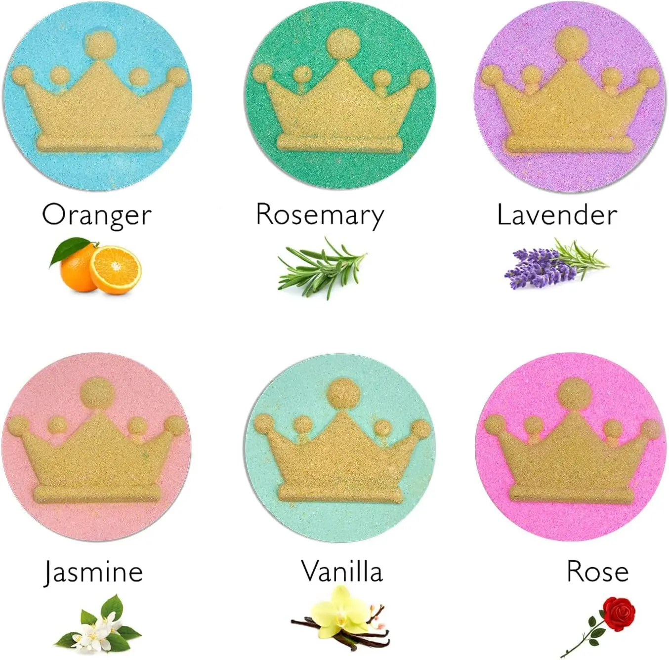 Muran Private Label OEM Low MOQ Aromatherapy 6PCS Gift Set Organic Vegan Fizzies Bath custom Shower Steamers for Woman