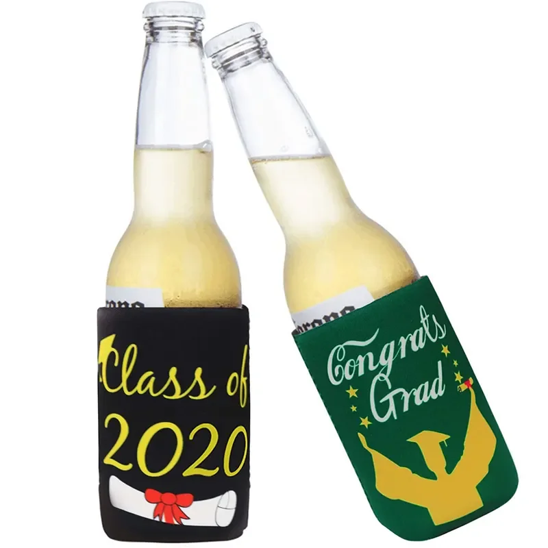 Custom Design 3mm 5mm Black Red Blue Neoprene Sleeve Bottle Cooler Drink Can Stubby Cooler Stubby Holder for can and bottle