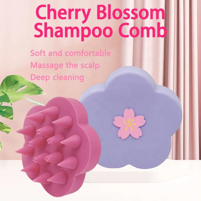 Оптовая продажа силиконовая щетка для волос