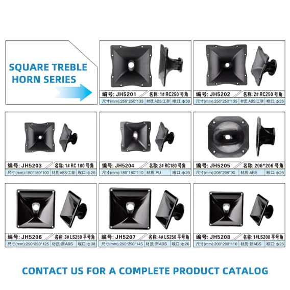 JH909 Tweeter driver speaker accessories throat 100*23mm bottom of the round