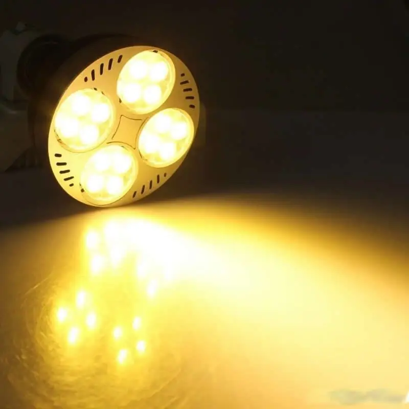 PAR30 E27 LED Spotlight Bulbs 35W 3200LM 24LEDs Cool Warm Neutral White Lamps 180V - 240V Ultra Bright For Shop Decor