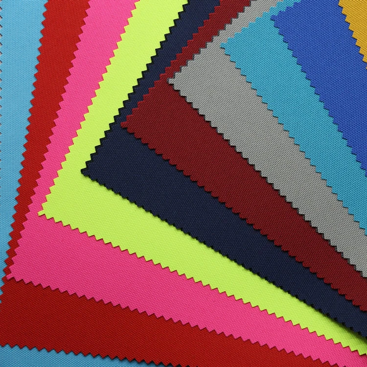 Manufacturer RPET recycled bottle fabric 600d pu coated waterproof polyester oxford fabric