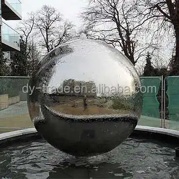 Stainless Steel Silver Ball Water Feature for Garden