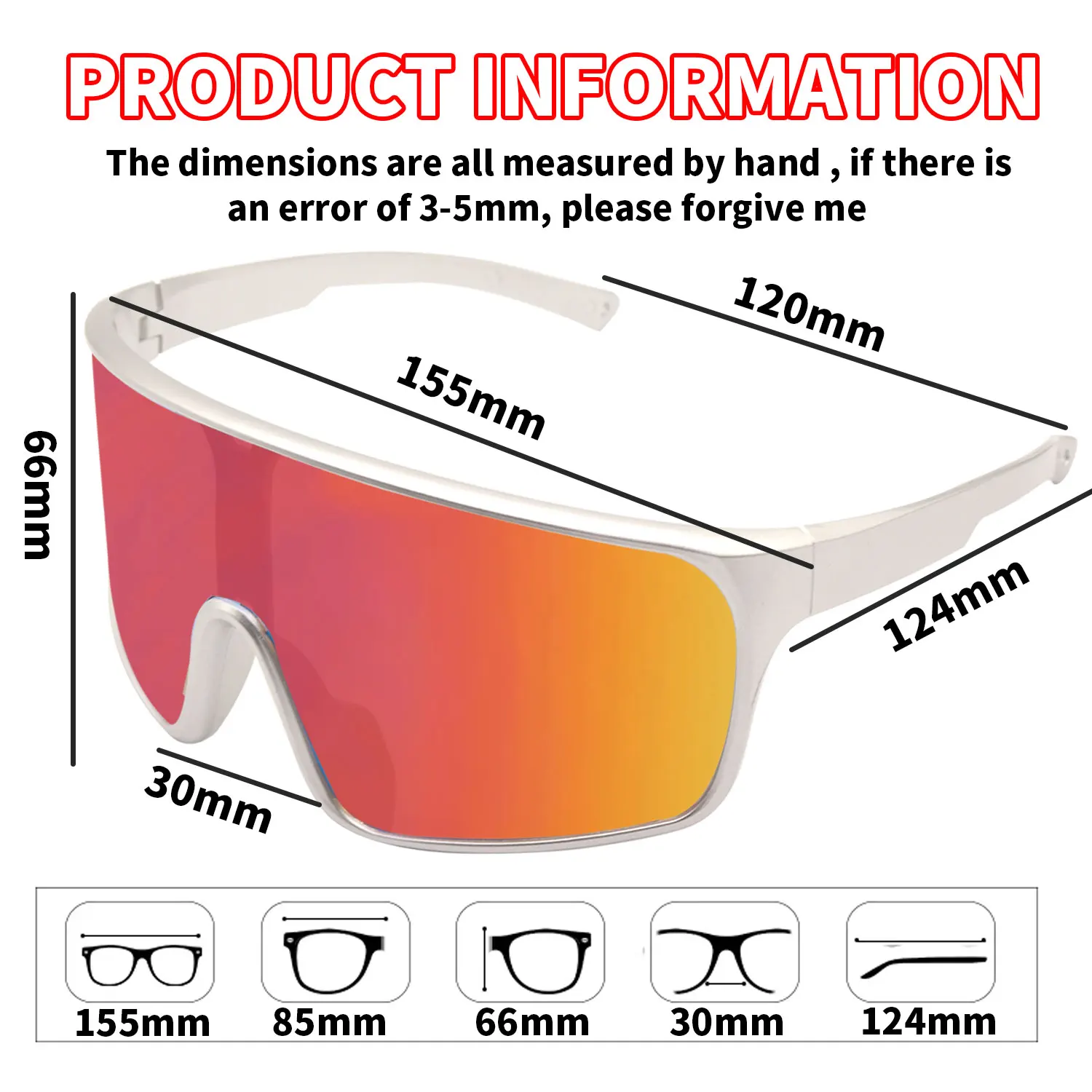 Custom Logo Polarized Cycling Glasses sunglasses uv400 Sport HD PC Lens Running Outdoor Men Women Sports Bicycle Eyewear Glass
