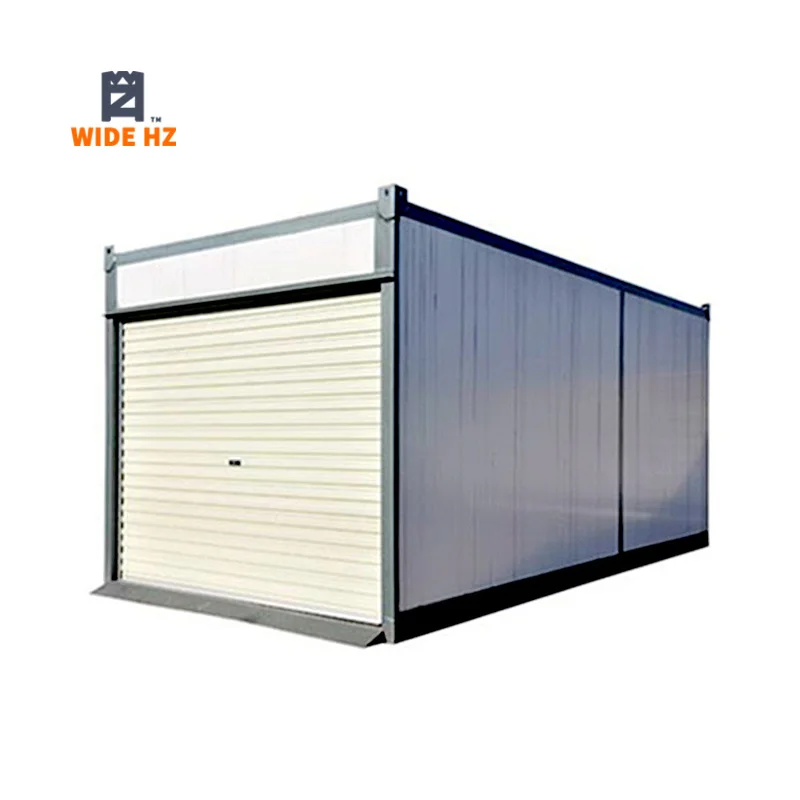 Low cost construction mobile car garage container prefab garage carport kit build for sale