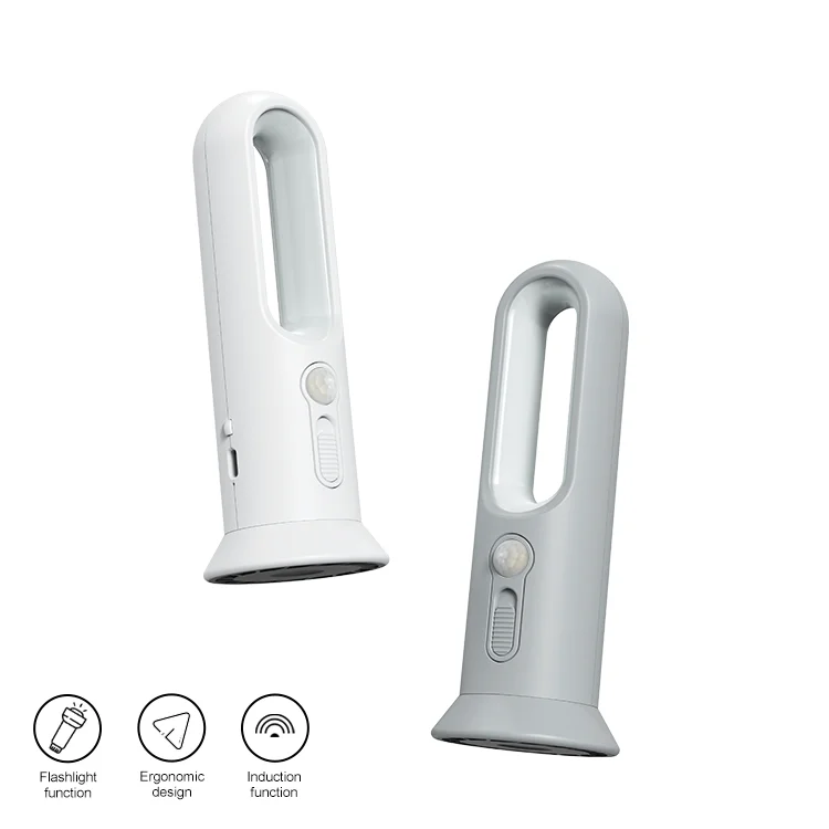 New motion sensor induction light wireless usb rechargeable battery torch light night light for bed room