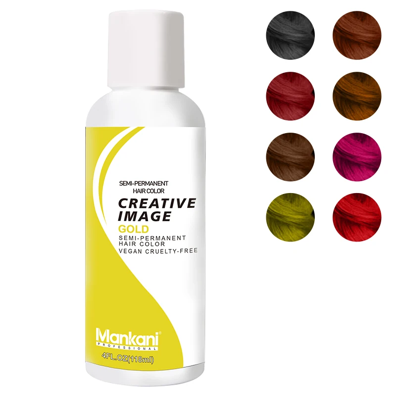 OEM Wholesale Silky Red Hair Color Dye Permanent Hair Dye Vegan Semi Permanent Hair Dye Color