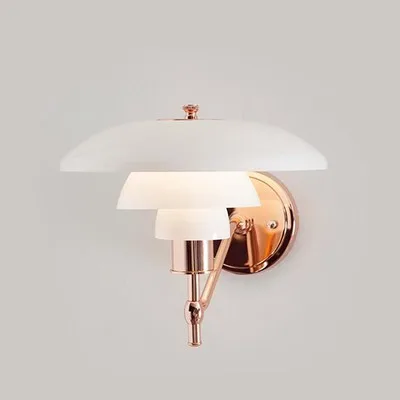 Danish designer PH wall lamp Nordic creative living room dining room sofa TV background wall Glass bedroom bedside lamp