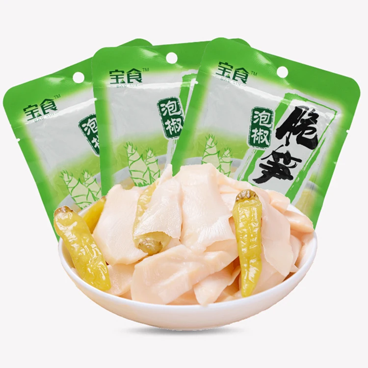 Chinese Organic Healthy instant snack Wild Pepper With Bamboo Shoot Ready To Eat