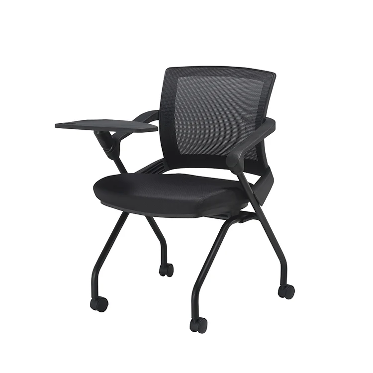 China manufacturer foldable chairs student office armrest staff chair training chair