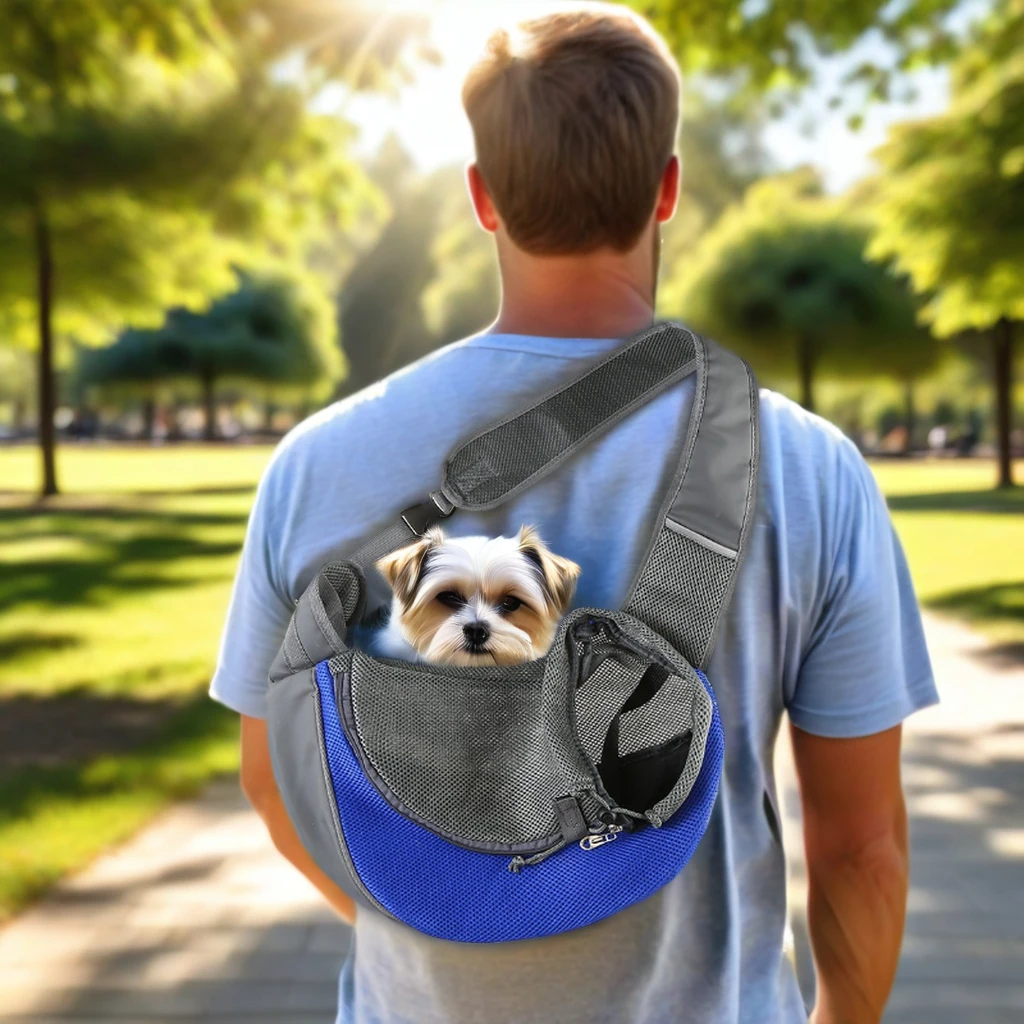 Xianchanpets Single Shoulder Pet Sling Carrier Bag Breathable Portable for Small Animals Wholesale Stocked for Outdoor Travel