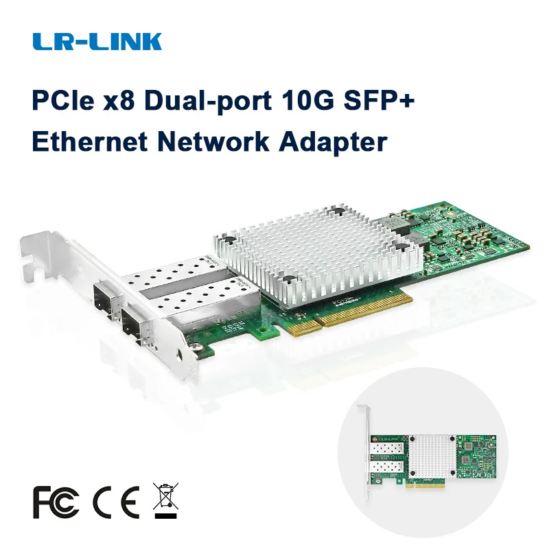 10G Lan Card LREC9812BF-2SFP+ Network Internal Ethernet Port Pcie Intel X710