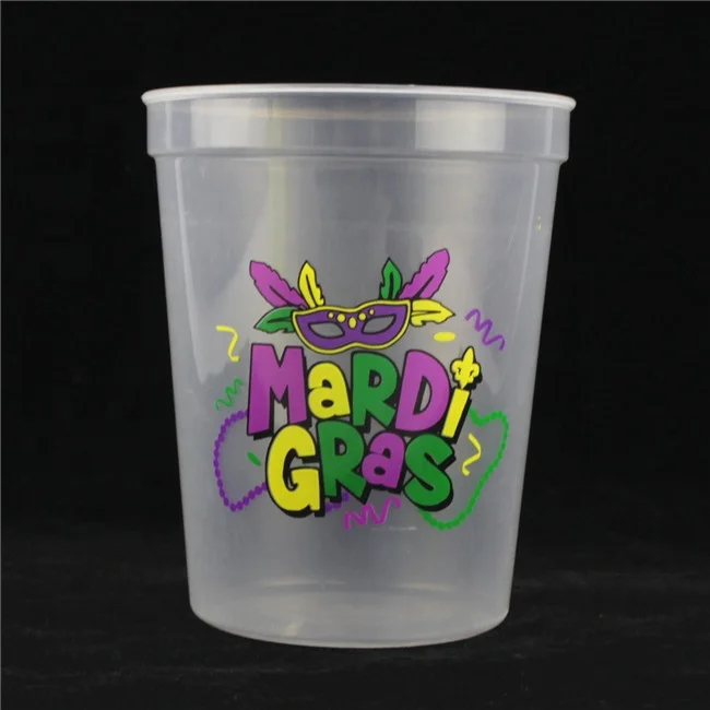 12 OZ Bright Green STADIUM CUP Squat