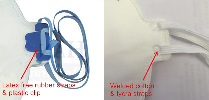 disposable FFP2 fold flat protective  dust mask with valve