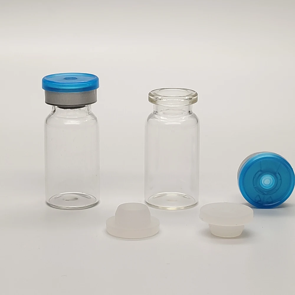 Hot Sale Glass Tubular Vials With Caps Made Of Borosilicate Glass Tubing Medicine Packing Pharmaceutical