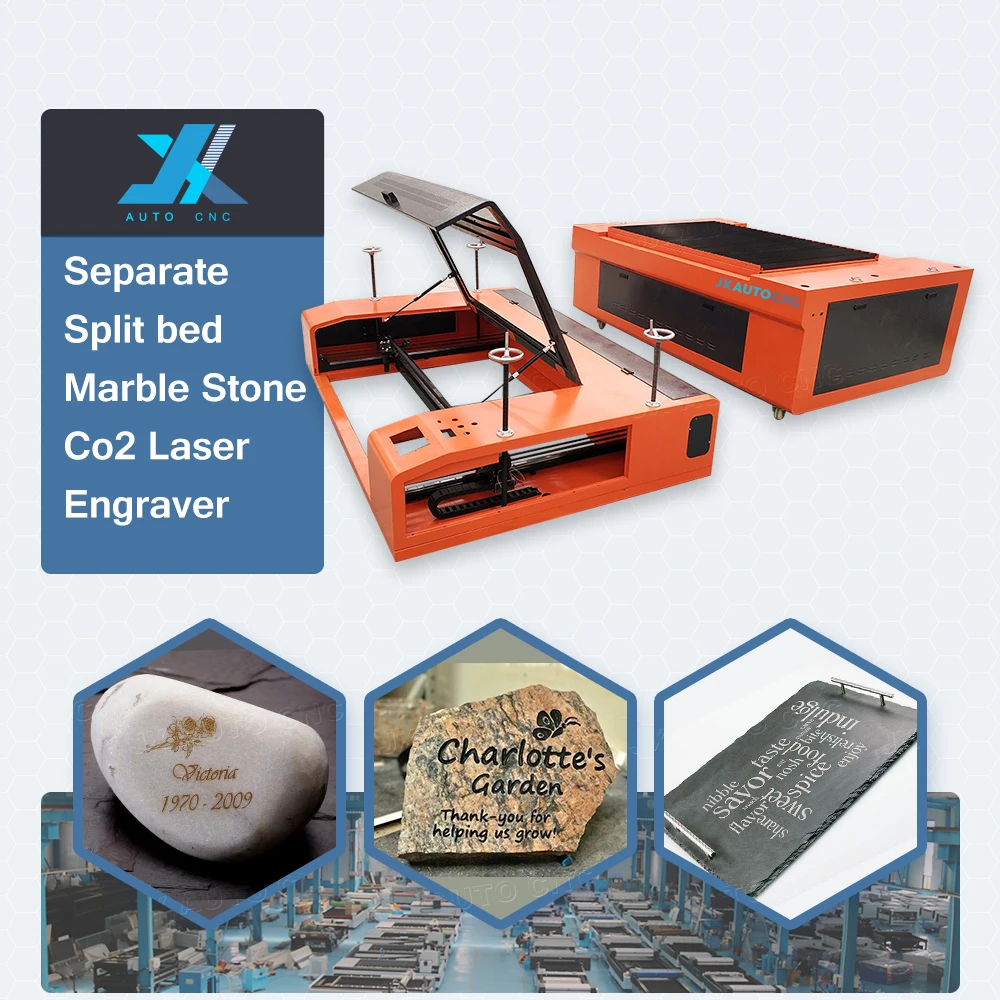 JX 1410 1390 Separate Design Stone Photo Laser Engraving Machine