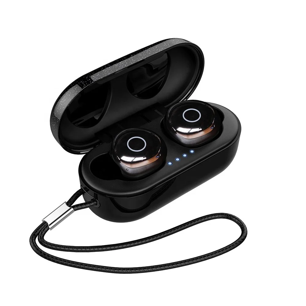 Q65 TWS HiFi Wireless 3D Stereo noise cancel Headset Waterproof IPX7 Sports Earbuds earphone BT V5.0 headset With Mic