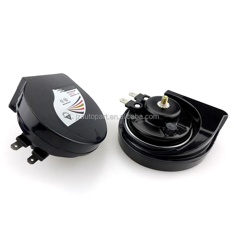 Compact Horn for Honda Series, 12V Waterproof Car Horns Loud Dual-Tone Electric Snail Horn with 2Pcs Horn Adapter Harness