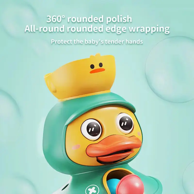 BGL Cute Duck Baby Shower Bath Toys Rotating Spinning Water wheel Animal Bath Toys for Kid