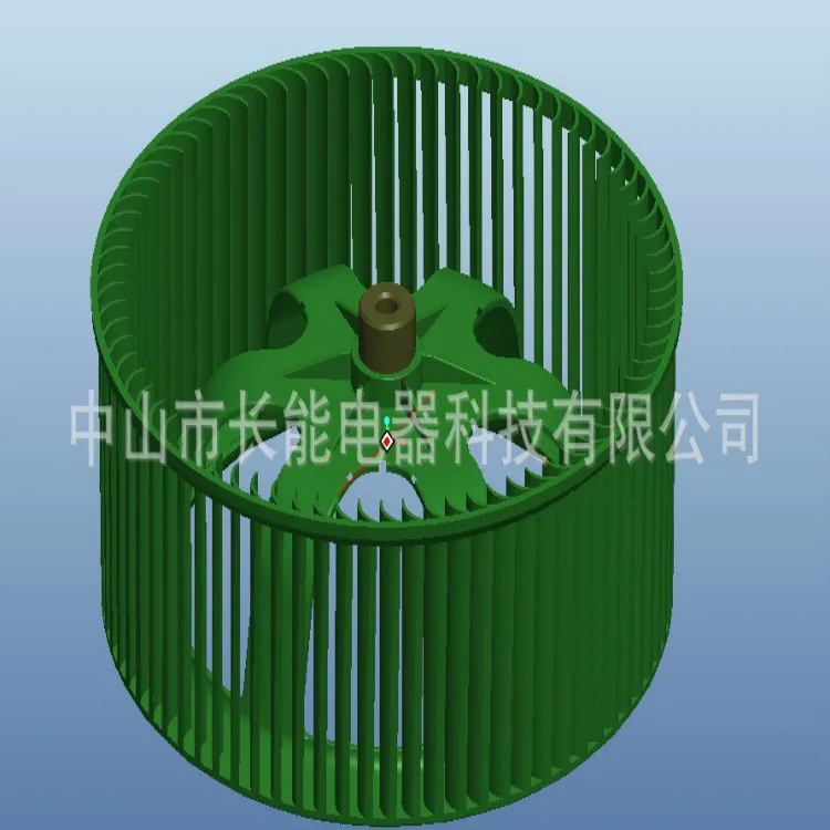 Forward tilting-unilateral-centrifugal fan plastic
