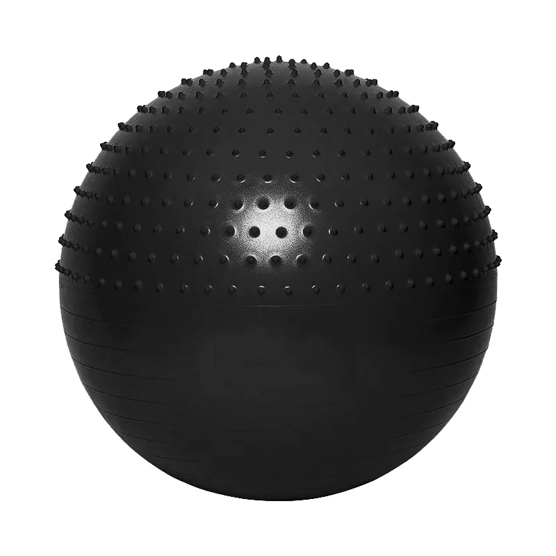 MKAS Half Spiky Massage 55cm 65cm 75cm Exercise Fitness Yoga Pilates Gym Balance Fitness Massage Ball Fitness Ball