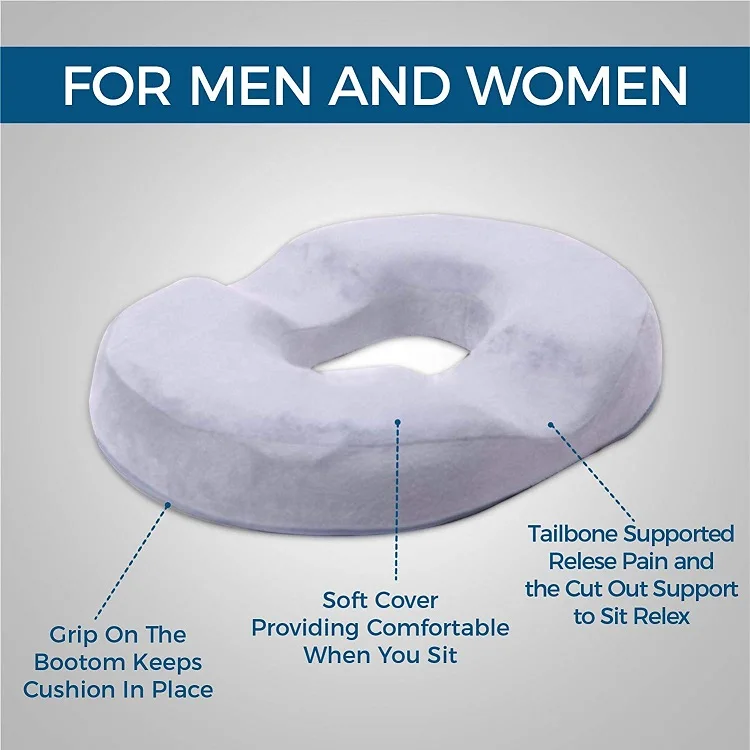 The Best Memory Foam Seat Cushion Anti Hemorrhoids Anti-Decubitus Office Car Medical Nursing Pain Relieve Seat Cushion
