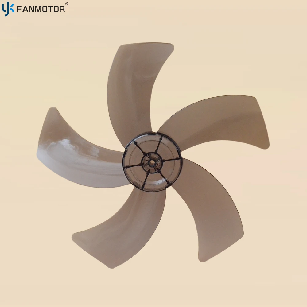 High Quality Plastic Fan Parts 16 Inch Electric Fan Blade Five Leaf Transparent Blade
