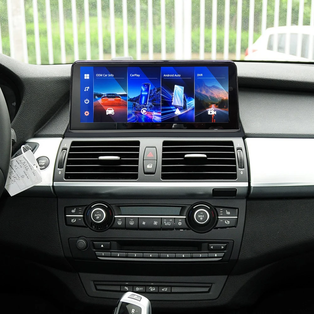Автомобильная навигационная система Linux 10 25 'для BMW X5/X6 E70 E71 2007-2014 Магнитола звук через Ax поддержка OEM-камеры