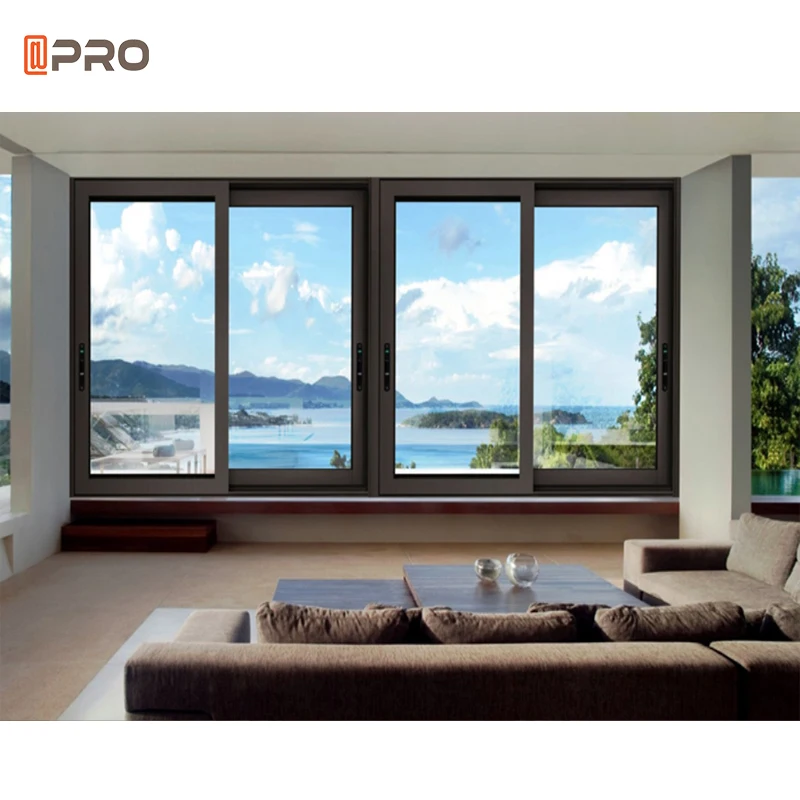 Most popular aluminum cheap house fixed glass ghana sliding window material with grill opener aluminium profile sliding windows