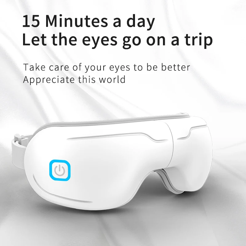 Adjustable Eye Magnetic Massager Music Charging Hot Compress Eye Massage Smart Electric Eye Massager With Heat Compression