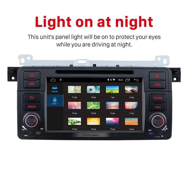 7 Inch Android 9.0 In Dash Radio For 2000-2006 BMW 3 Series M3 E46 316i Rover 75 MG ZT GPS Navigation Car DVD Player