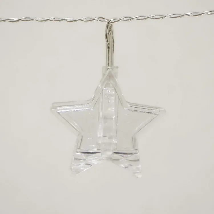 Fairy Star Photo Clip Lights LED 10 Lights Christmas Party String Lights for Home Holiday Decoration