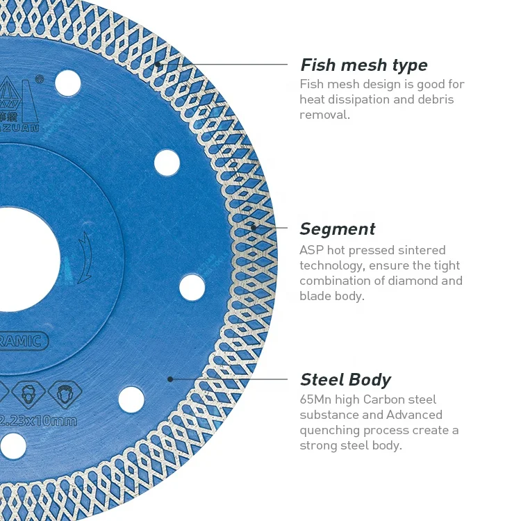 Hot selling ceramic cutting disc tile diamond saw blade