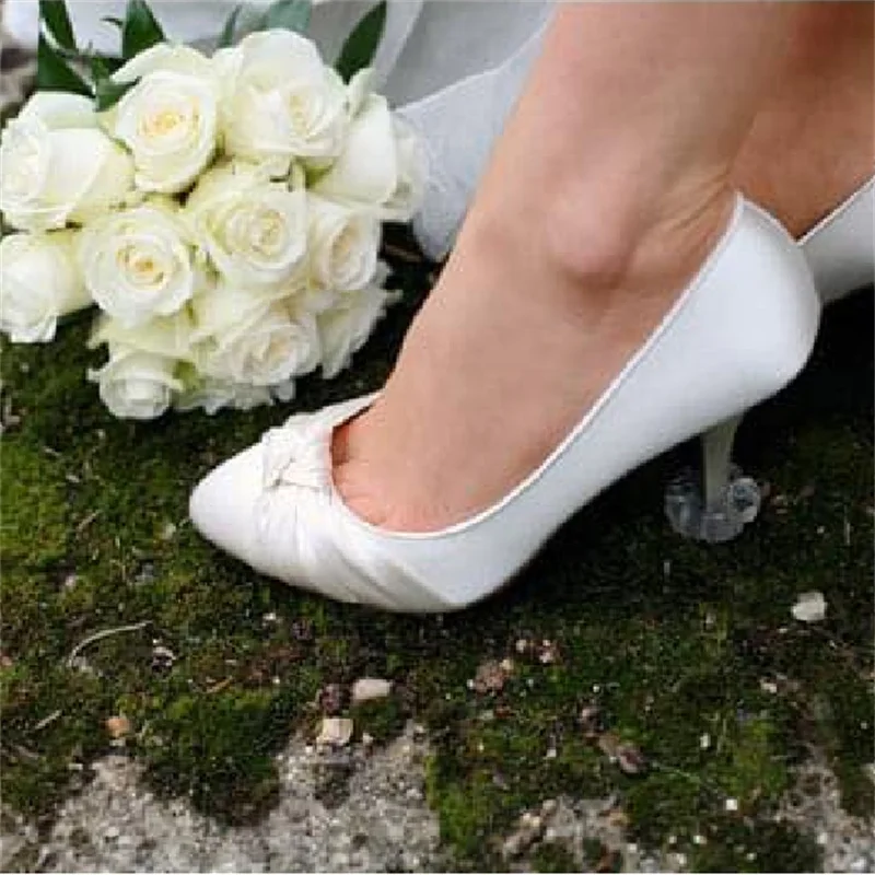 Wholesale Round Bottom Wedding Stopper High Heel Protectors Flower Shaped for Party Plastic Blossom Stiletto Protector