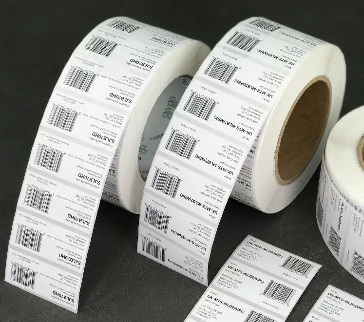Custom Logo Security Seal Serial Barcode serial number sticker