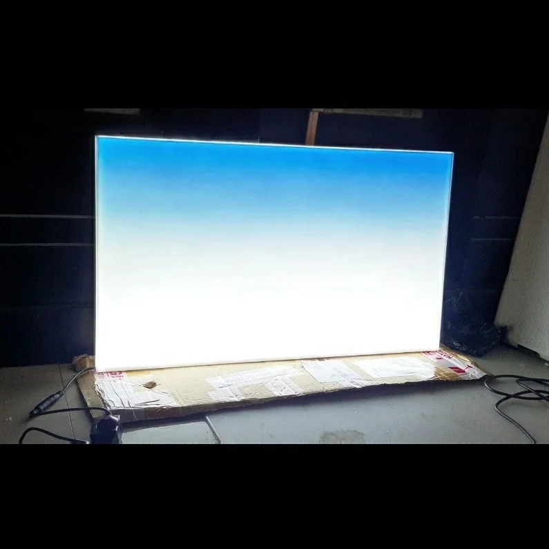 Aquarium Backlight Screen Fish Tank Background Light for Rimless Aquarium Ultra-Thin Back-lite Gradient Colors Panel RGB Series