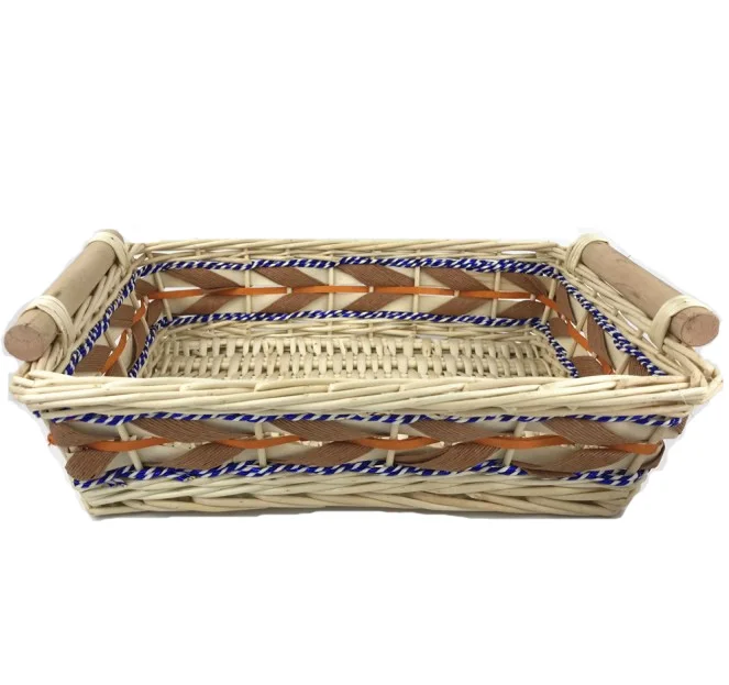 
wholesale cheap large wicker food basket 