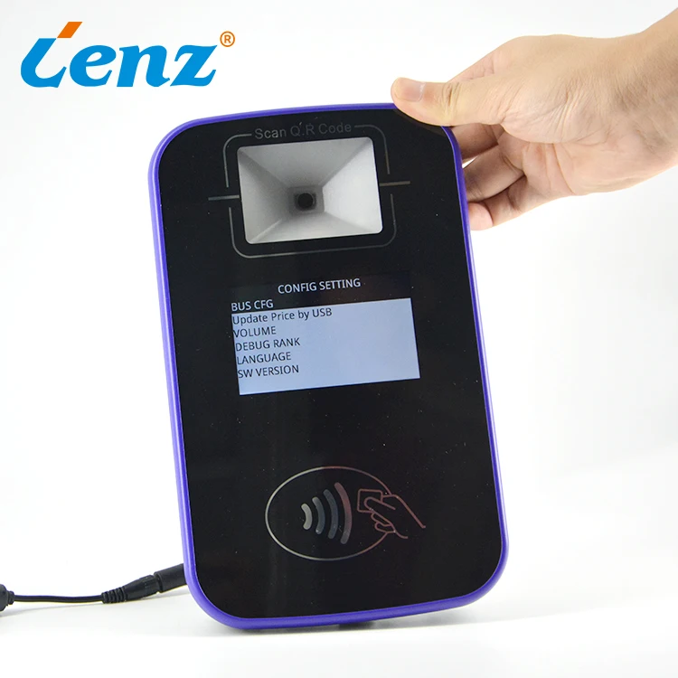 Bus Ticketing System with 3G/4G GPS EMV Validator NFC Payment Terminal QR RFID Validator